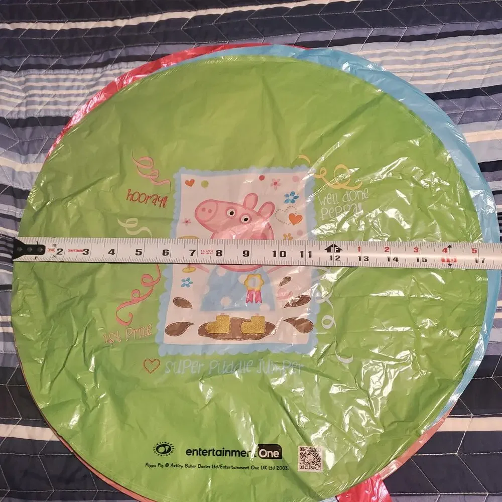 Peppa Pig Set of 7 Foil Balloons Made for inflation with helium Daddy Mommy Pig